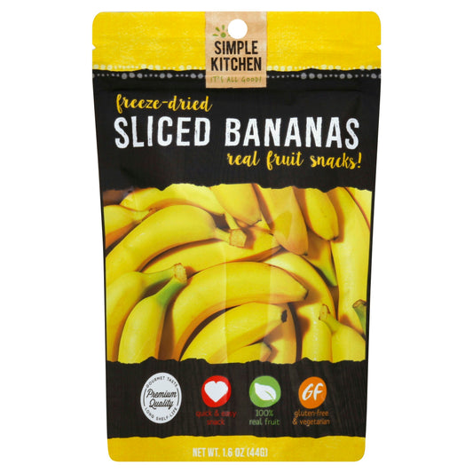 Simple Kitchen Bananas Freeze Dried 1.6 oz (Pack of 6)