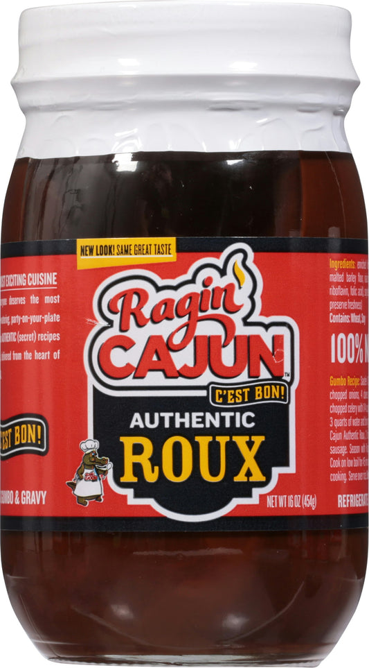 Ragin Cajun Sauce Dark Roux 16 Oz Pack of 12