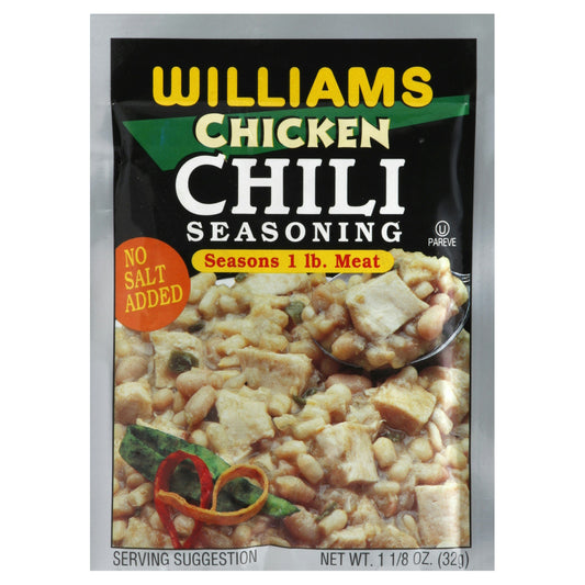 Williams Seasoning Chili White 1.125 Oz (Pack of 24)