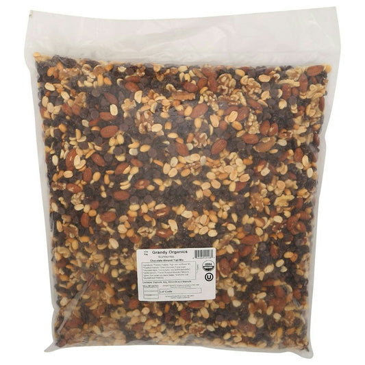 Grandy Organics Dark Chocolate Almond Trail Mix - 10 Pound