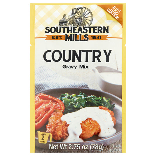 Southeastern Mills Mix Gravy Country 2.75 oz (Pack of 24)