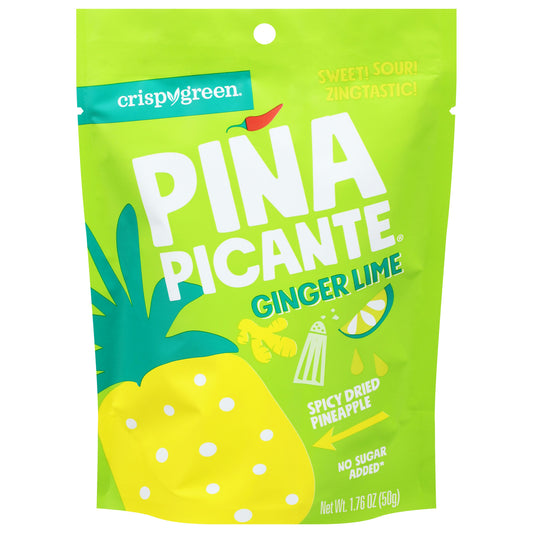 Crispy Green Lime Ginger Pina Picante 1.76 oz (Pack of 12)