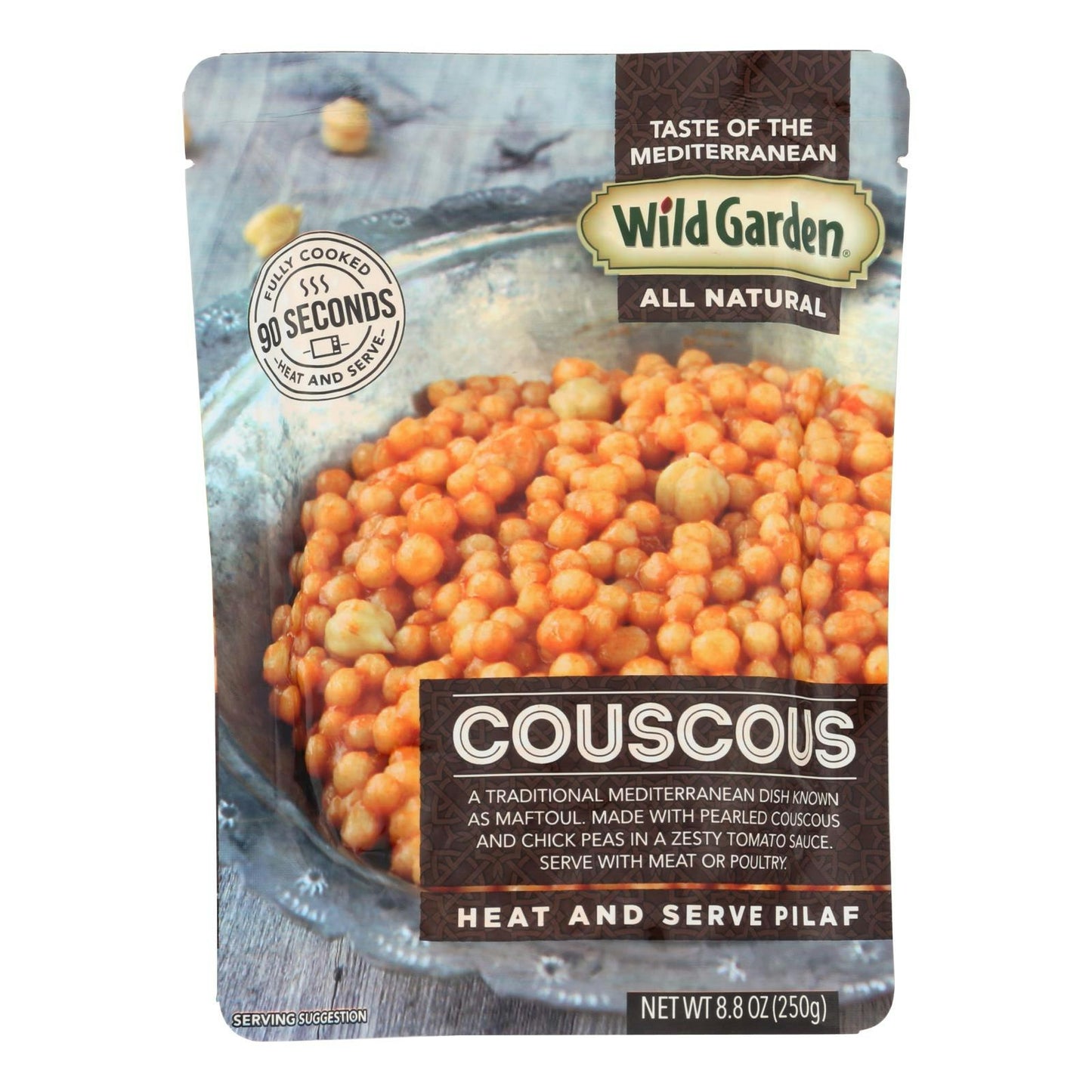 Wild Garden Couscous Heat And Serve 8.8 oz (Pack of 6)