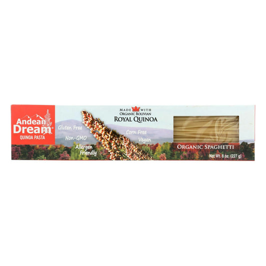 Andean Dream Gluten Free Organic Spaghetti Quinoa Pasta 8 oz (Pack of 12)