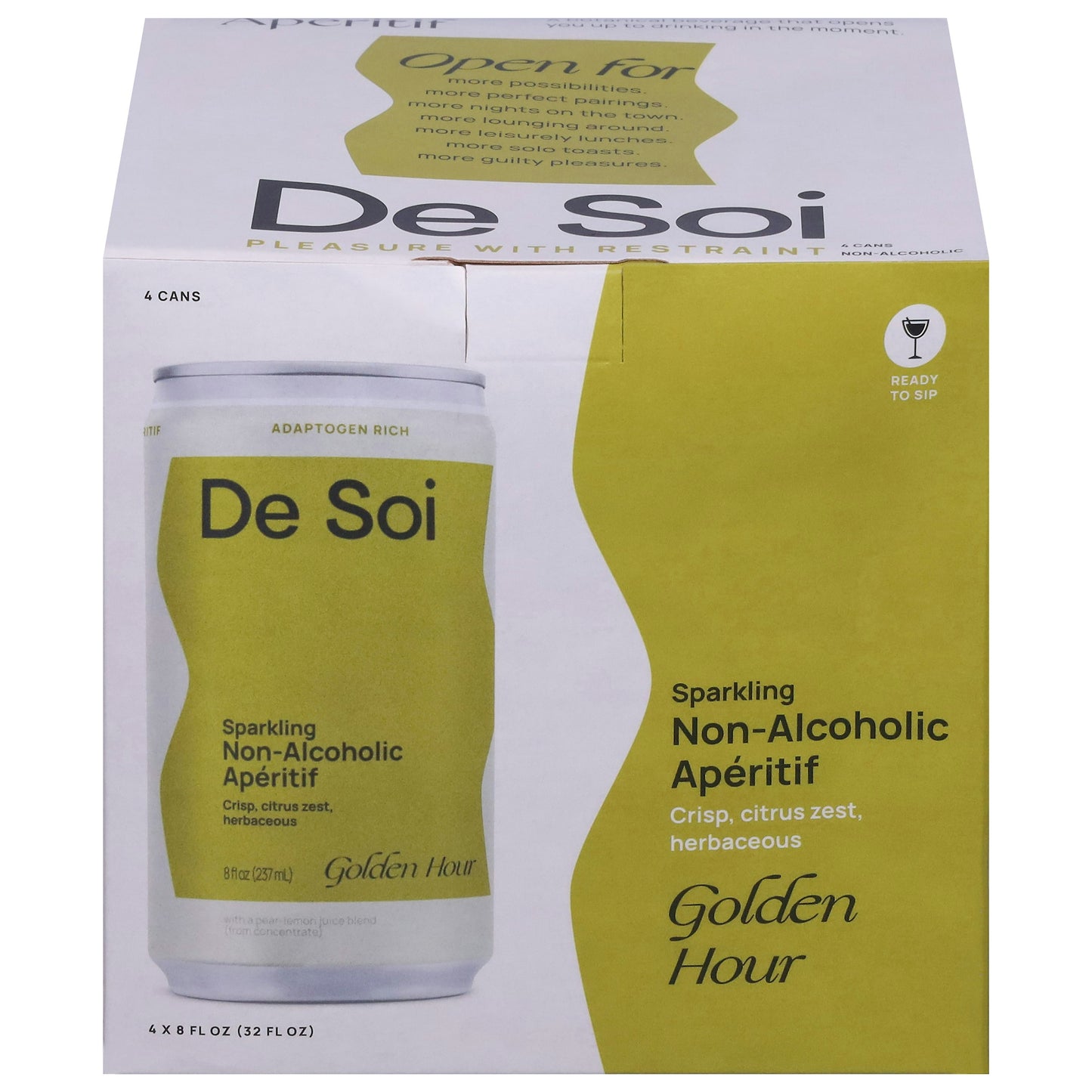 De Soi Mocktail Golden Hour 32 Fo Pack of 6