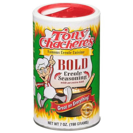 Tony Chacheres Seasoning Creole Bold 7 oz (Pack of 6)