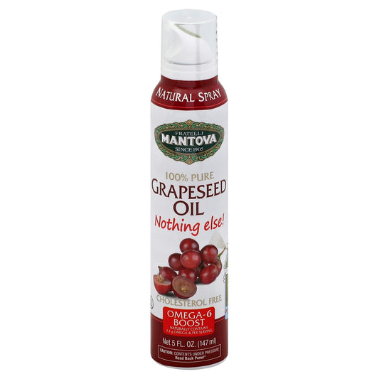 Mantova Oil Spray Grapeseed 5 Oz (Pack of 6)