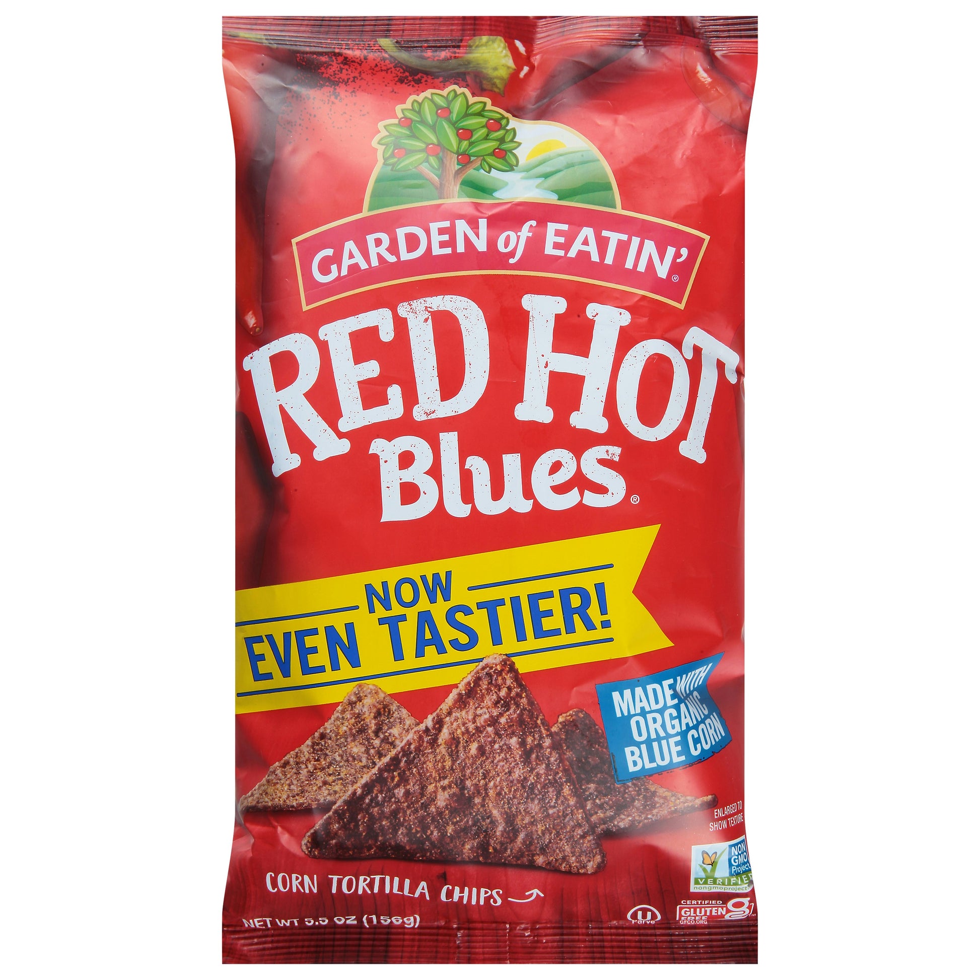 Garden Of Eatin Chip Tortilla Red Hot 5.5 Oz Pack of 12