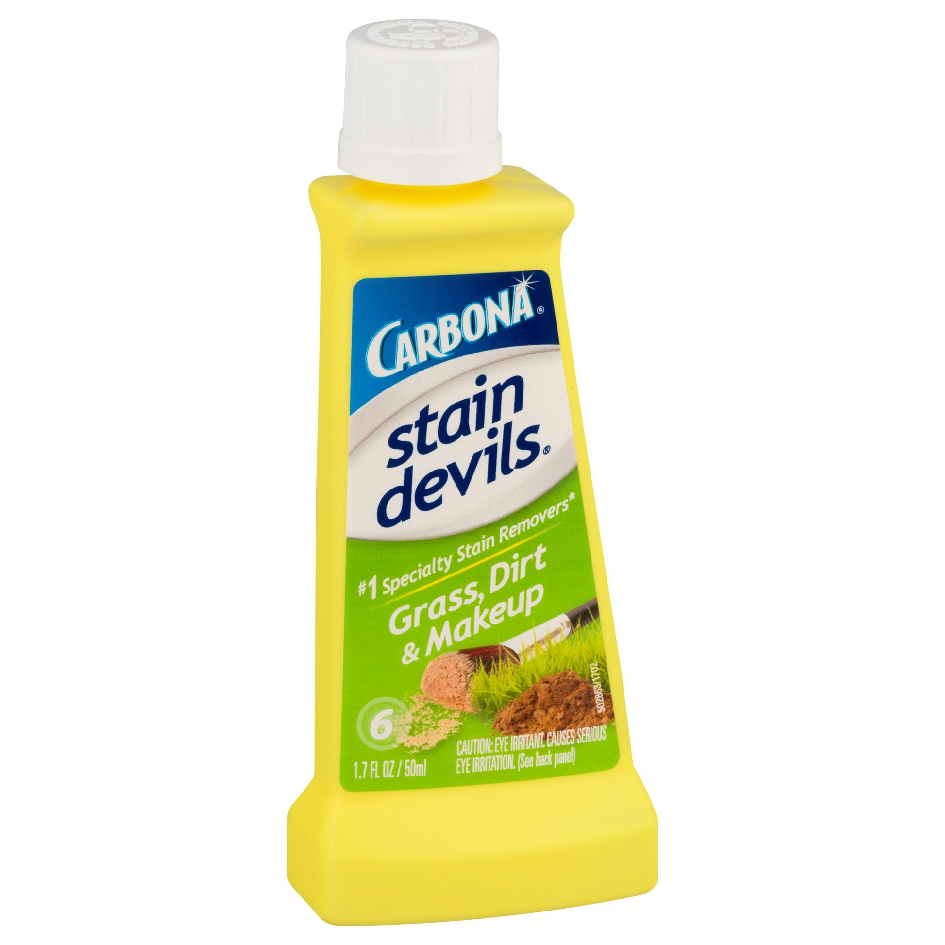 Carbona Stain Devils Stain Remover Grass Dirt & Makeup Bottle - 1.7 Fl. oz (Pack of 6)