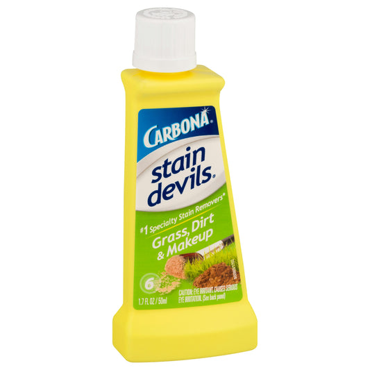 Carbona Stain Devils Stain Remover Grass Dirt & Makeup Bottle - 1.7 Fl. oz (Pack of 6)
