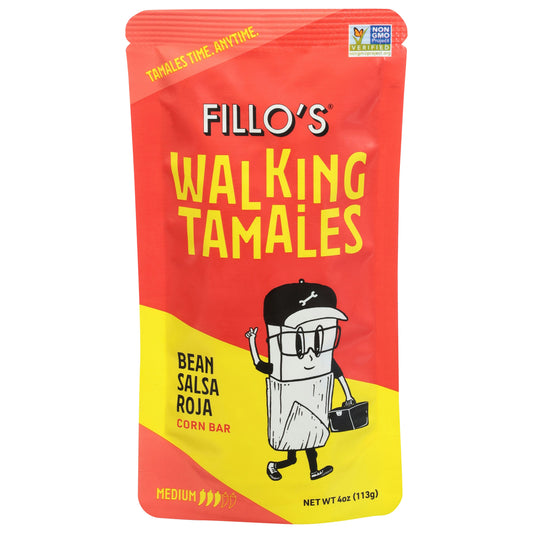 Fillos Bean Salsa Roja Tamale 4 Oz Pack of 7