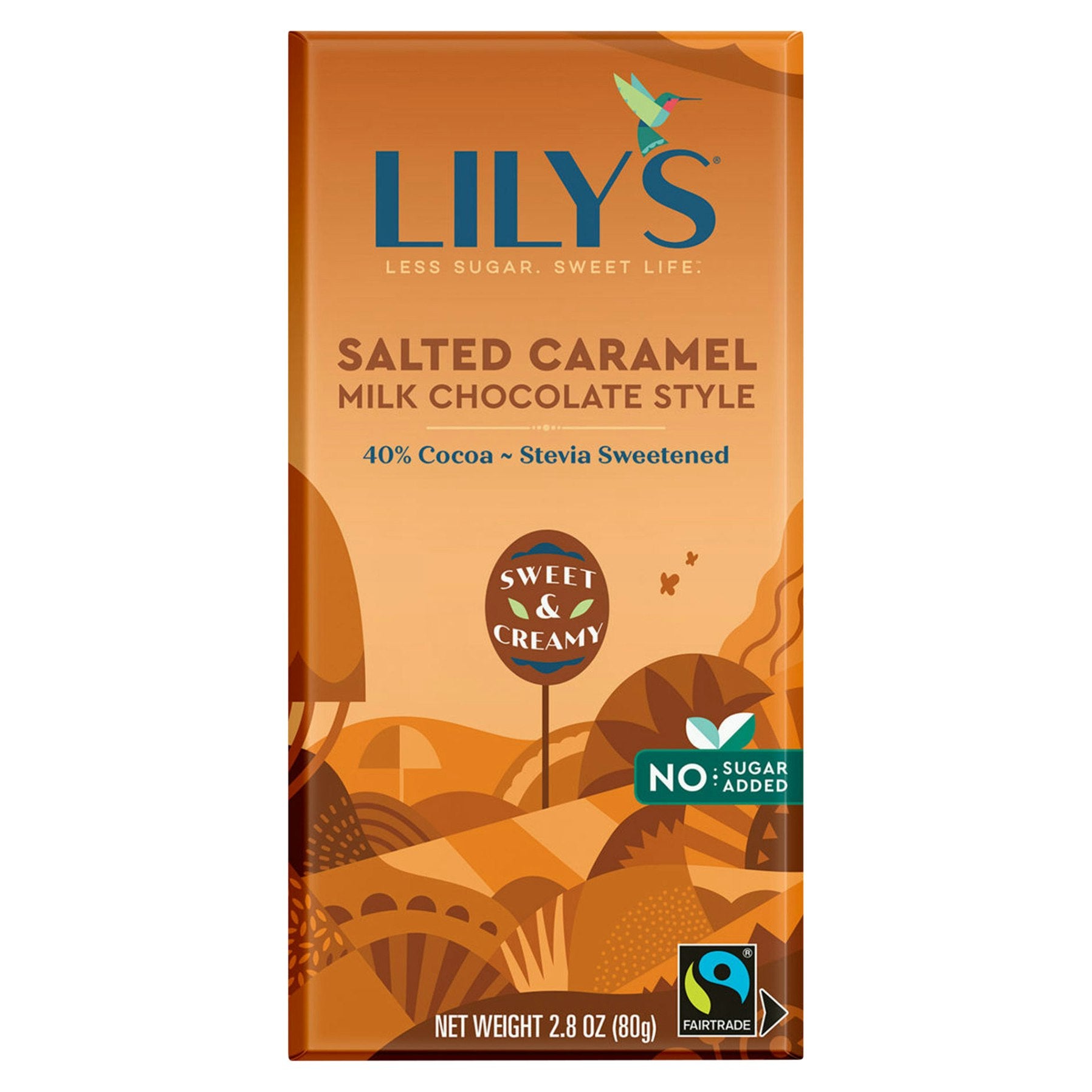 Lily's Bar Caramel Salted Milk Stevia