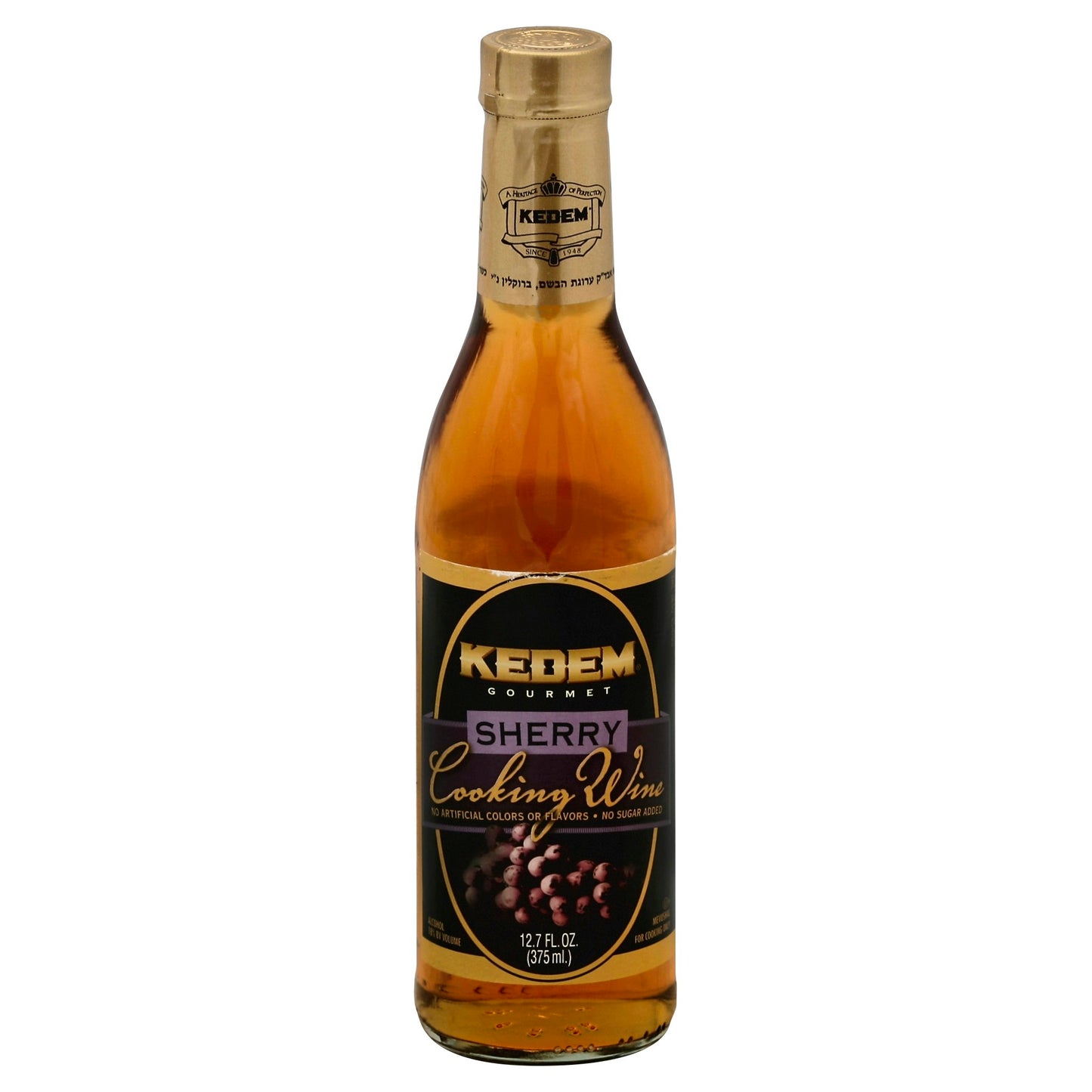 Kedem Cooking Wine Sherry 12.7 Fl oz (Pack of 12)