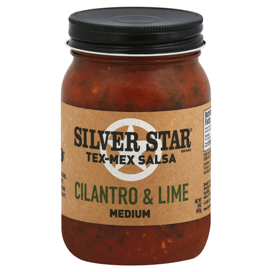 Silverstar Salsa Cilantro Lime Medium 16 Oz Pack of 6