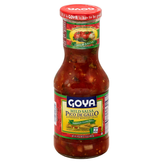 Goya Salsa Pico De Gallo 17.6 Oz Pack of 12