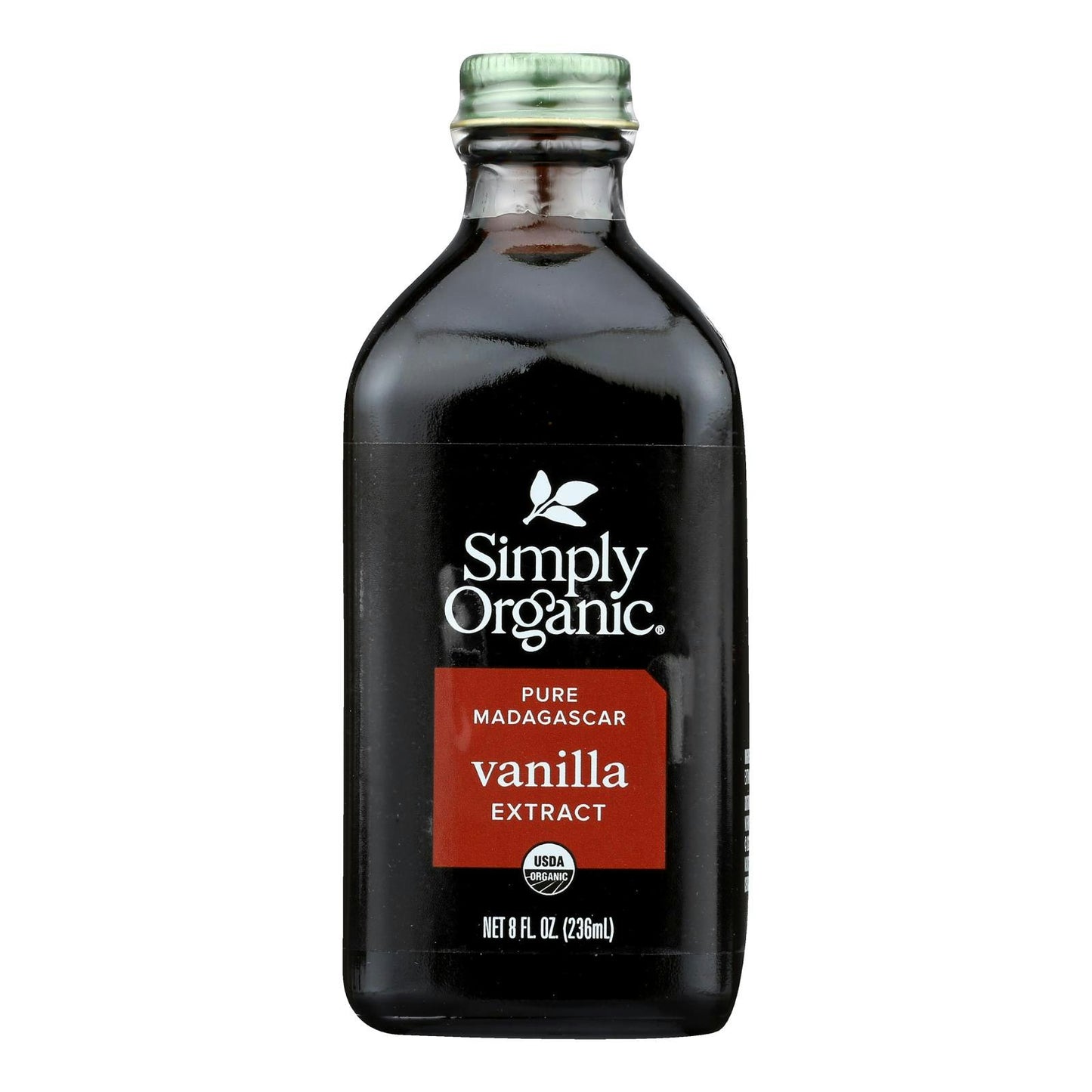 Simply Organic Extract Pure Vanilla Madagascar - 8 oz (Pack of 6)