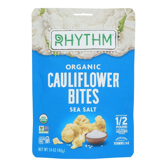 Rhythm Superfoods - Cauliflower Bites Sea Salt 1.4 oz (Pack of 8)