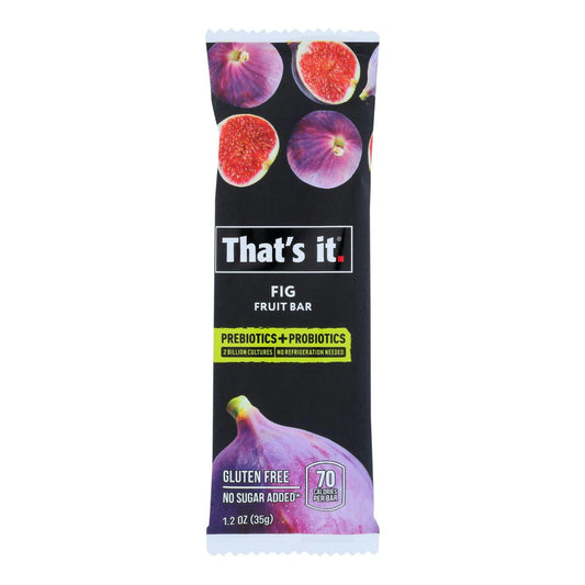 Thats It Bar Fruit Fig Probiotics 1.2 Oz Pack of 12
