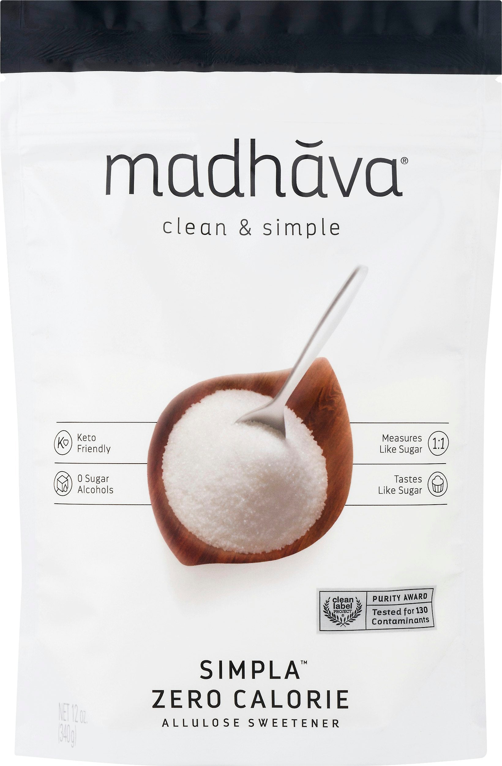 Madhava Sweetener Simpla Zero Calorie 12 Oz Pack of 6