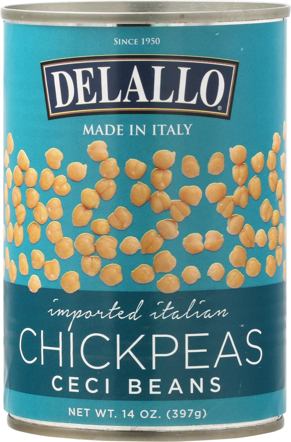 Delallo Bean Chick Peas 14 Oz Pack of 12