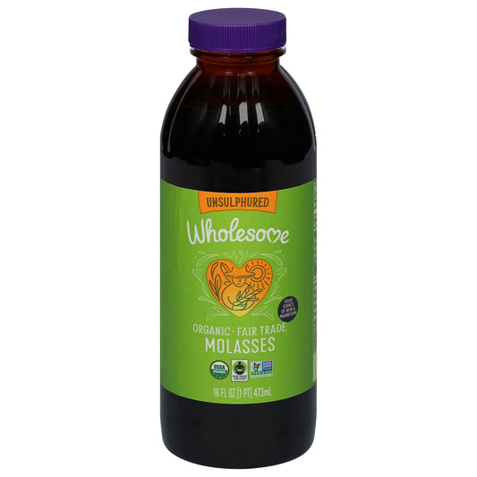 Wholesome Molasses Blackstrap Organic Ftc 16 oz (Pack of 12)