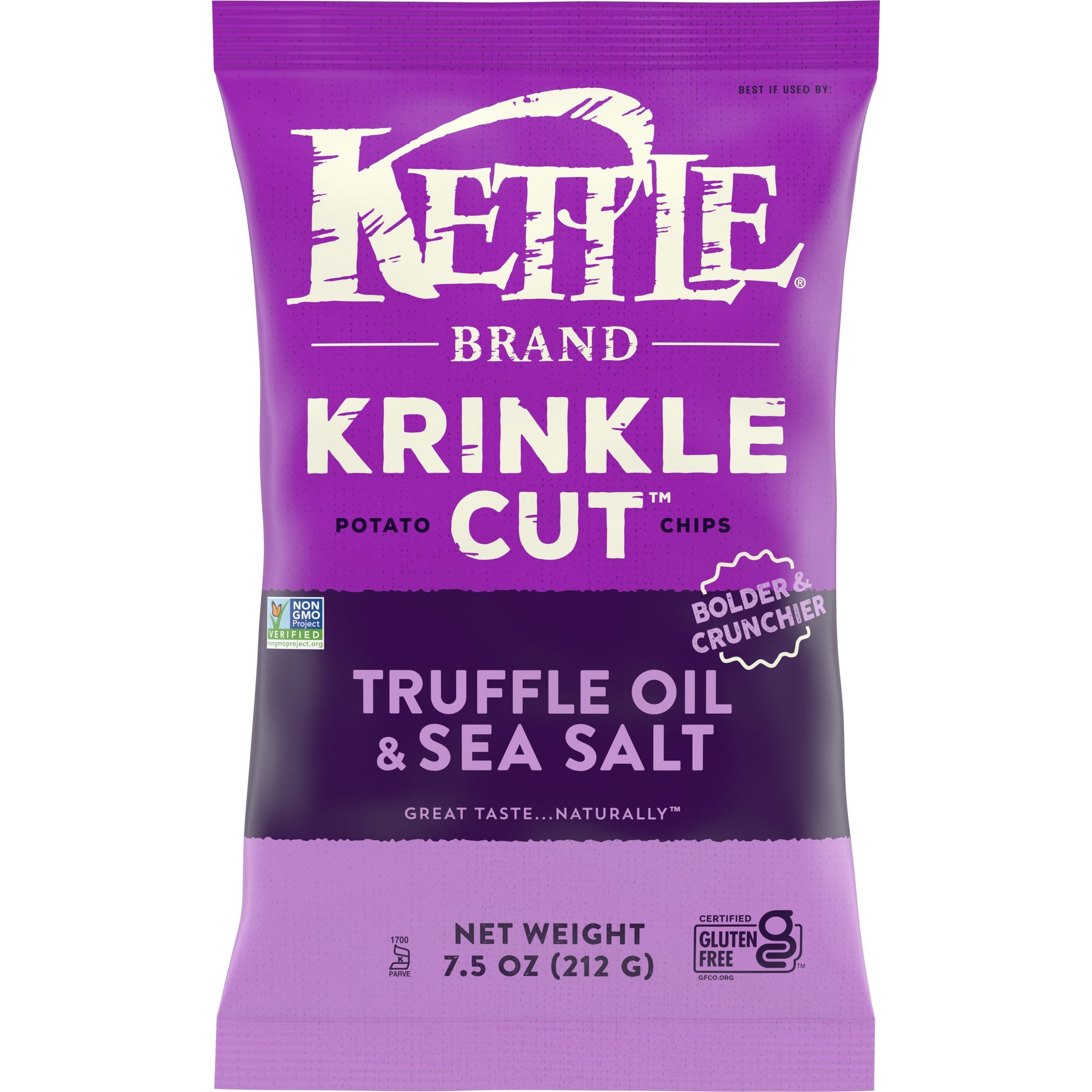 Kettle Foods Chip Potato Truffle Oil 7.5 oz (Pack of 12)