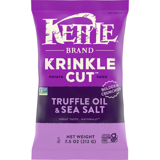 Kettle Foods Chip Potato Truffle Oil 7.5 oz (Pack of 12)