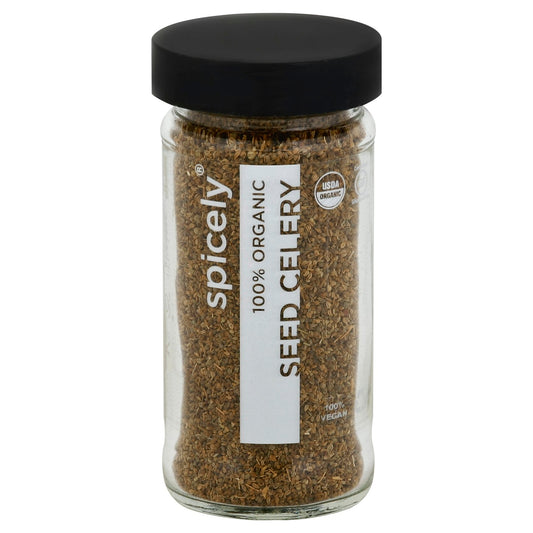Spicely Organics Spice Celery Seeds Jar 1.4 Oz Pack of 3