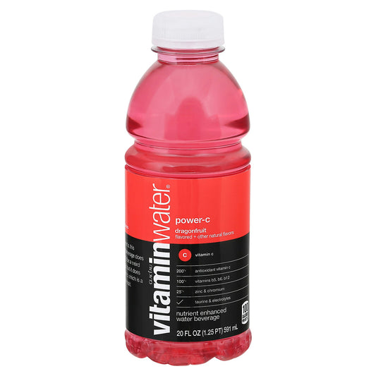 Vitamin Water Dragonfruit Power C 20 Fo Pack of 12