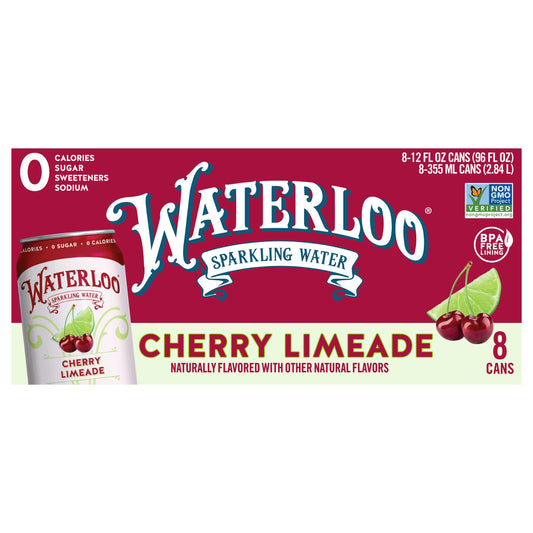 Waterloo Sparkling Water Water Cherry Lemonade 96 FO (Pack of 3)