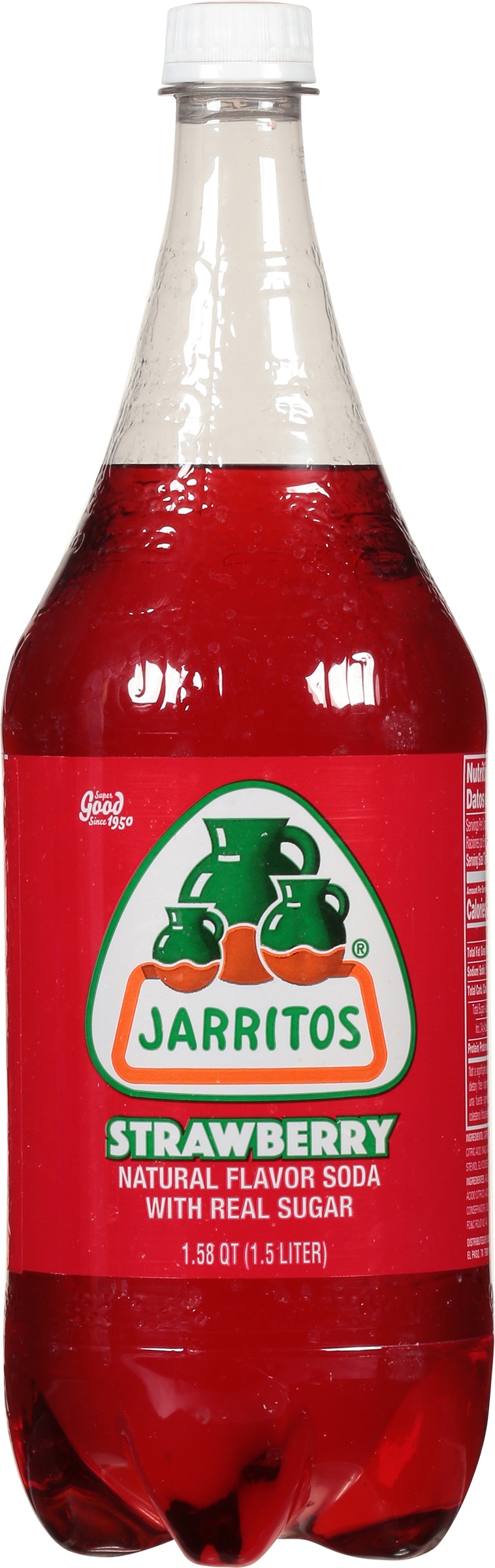 Jarritos Soda Strawberry 1.5 Lt (Pack of 8)
