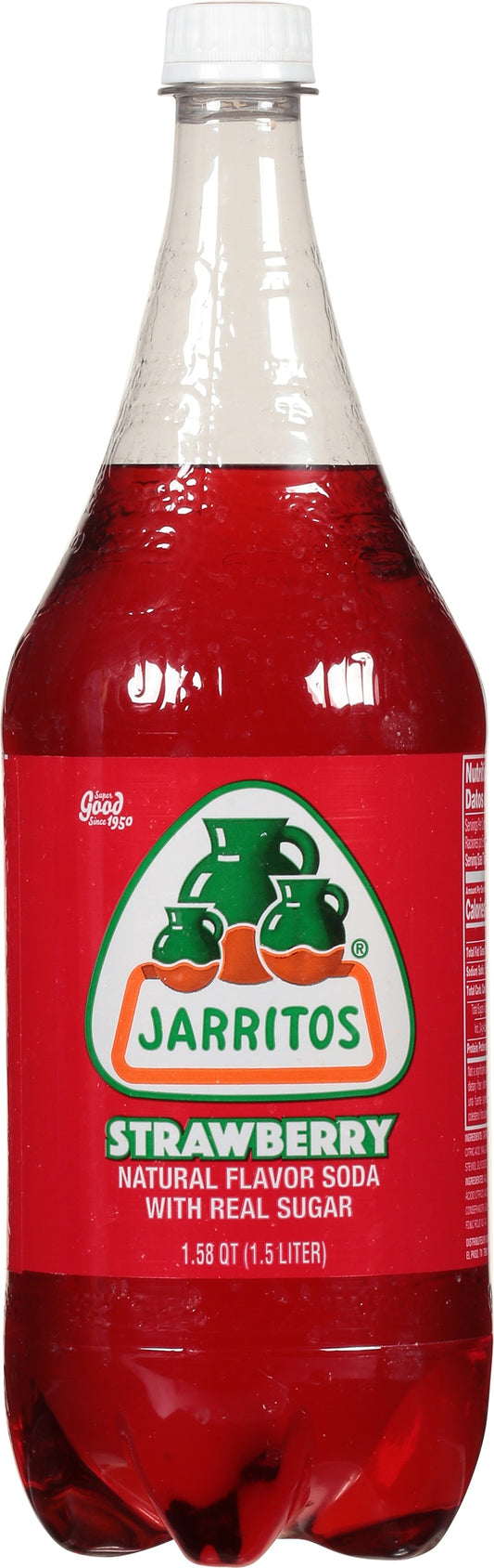 Jarritos Soda Strawberry 1.5 Lt (Pack of 8)