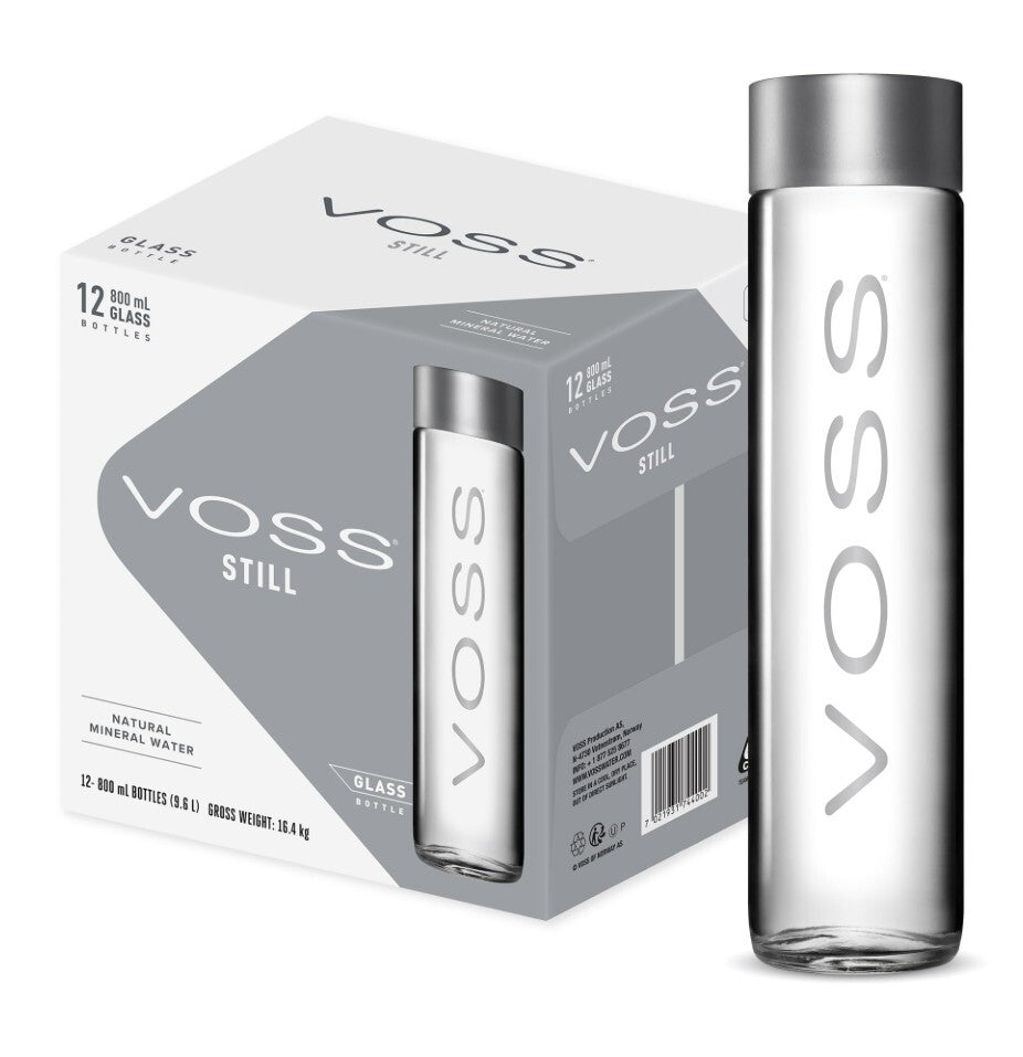 Voss Water Still Glass