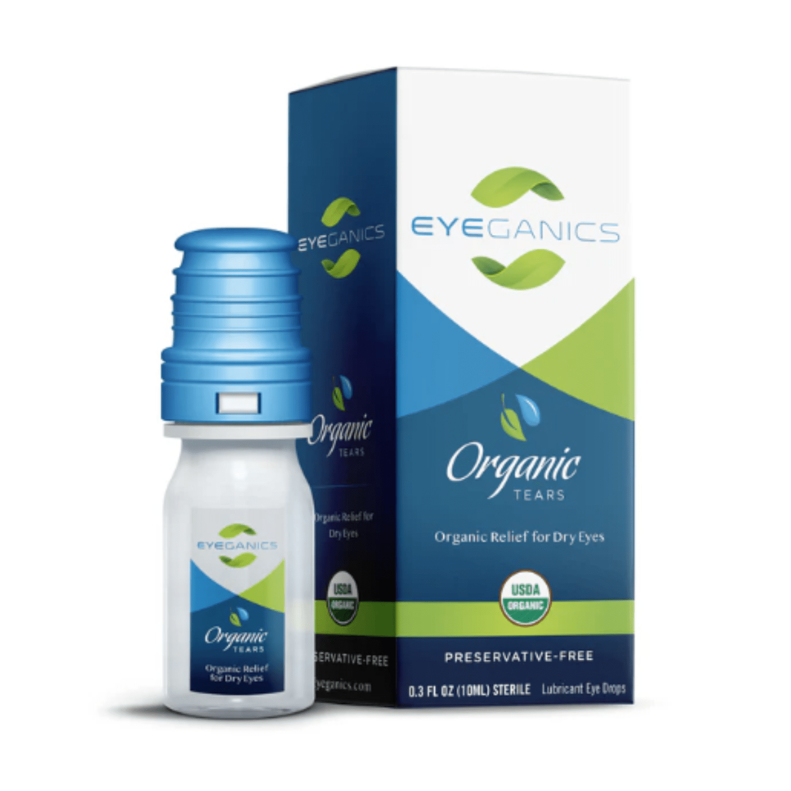 EYEGANICS (Pack of 3) Eyeganics Organic Eye Tears 0.3 Fl Oz