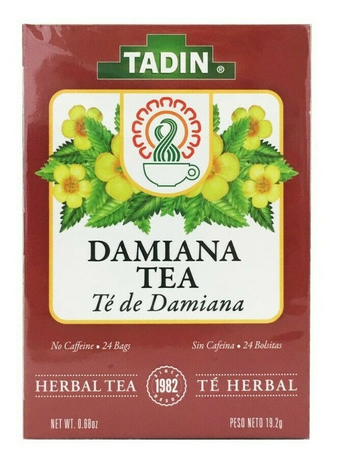 TADIN (Pack of 12) Tadin Tea Bag Damiana Herbal Tea Bags 24 Each