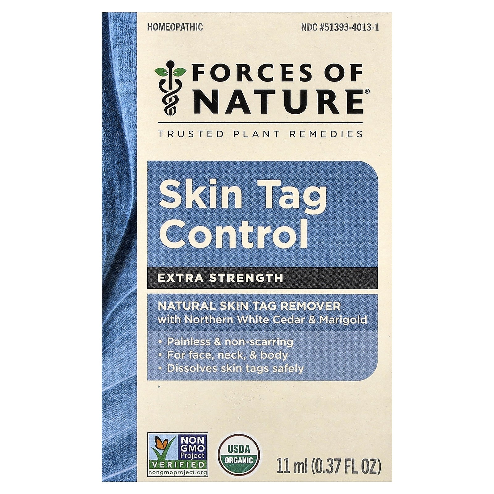 FORCES OF NATUR (Pack of 4) Forces of Nature Skin Tag Control X Strength Homeopathic Medic 11 mL