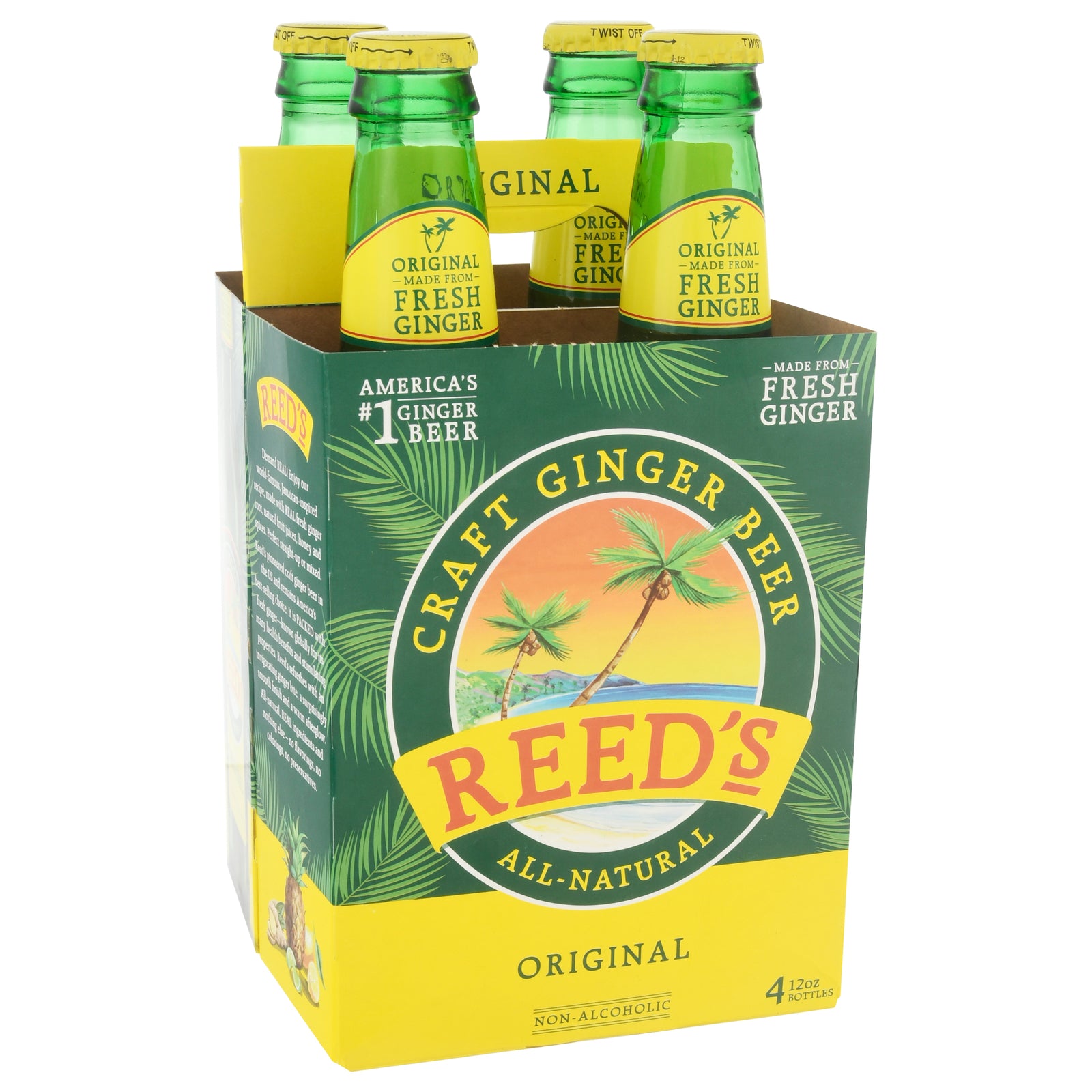 REEDS (Pack Of 8) Reeds Soda Ginger Beer Original 48 Fl Oz