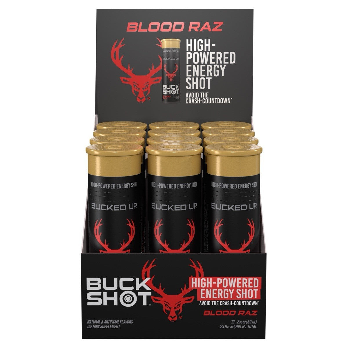 Bucked Up Shot Buck Blood Raz