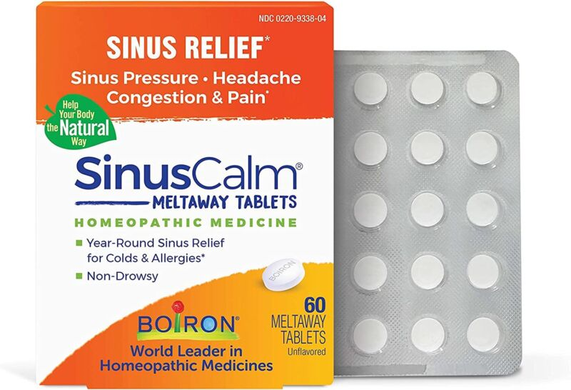 BOIRON (Pack of 7) Boiron SinusCalm 60 Tablets