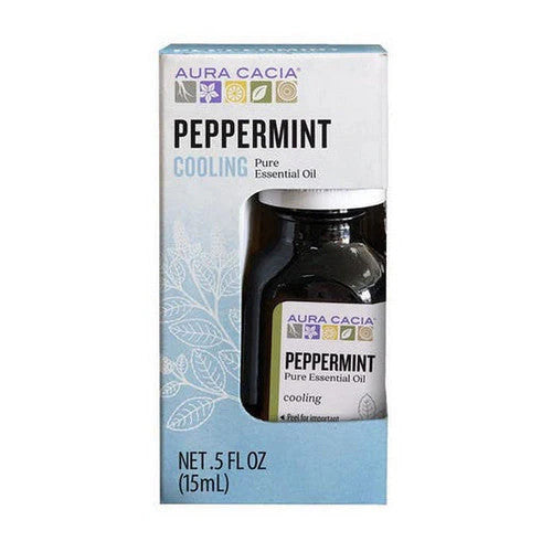 AURA CACIA (Pack of 10) Aura Cacia Essential Oil Peppermint Boxed 0.5 Oz