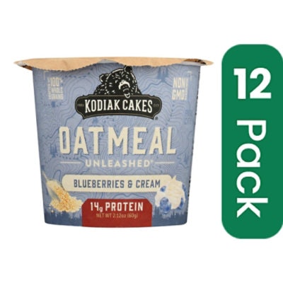 Kodiak Cakes - Oatmeal Bluberry Cream Power cup 2.12 oz (Pack of 12)