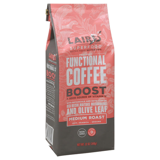 Laird Superfood Coffee Adaptogen Defend Medium 12 Oz Pack of 6