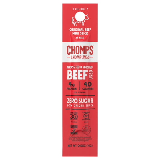 Chomps Stick Beef Original 0.5 Oz Pack of 24