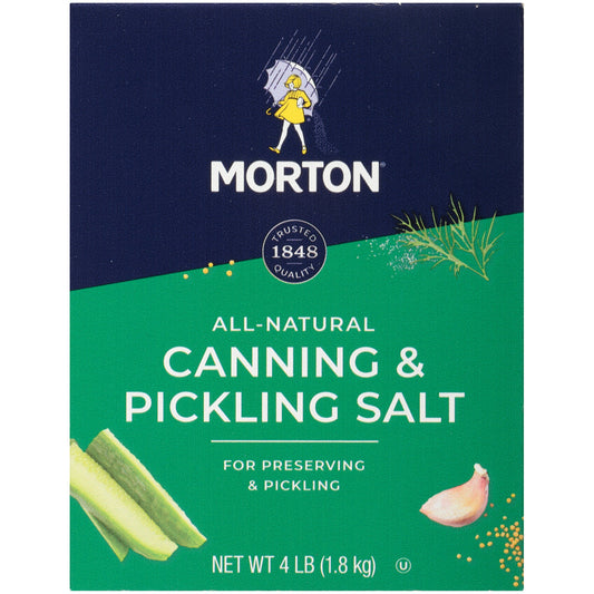 Mortons Salt Canning & Pickling 4 Lb (Pack Of 9)