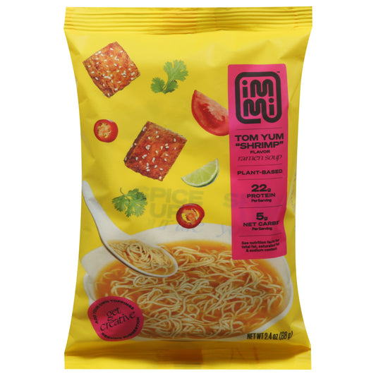 Immi Ramen Tom Yum Shrimp 2.4 Oz (Pack of 6)