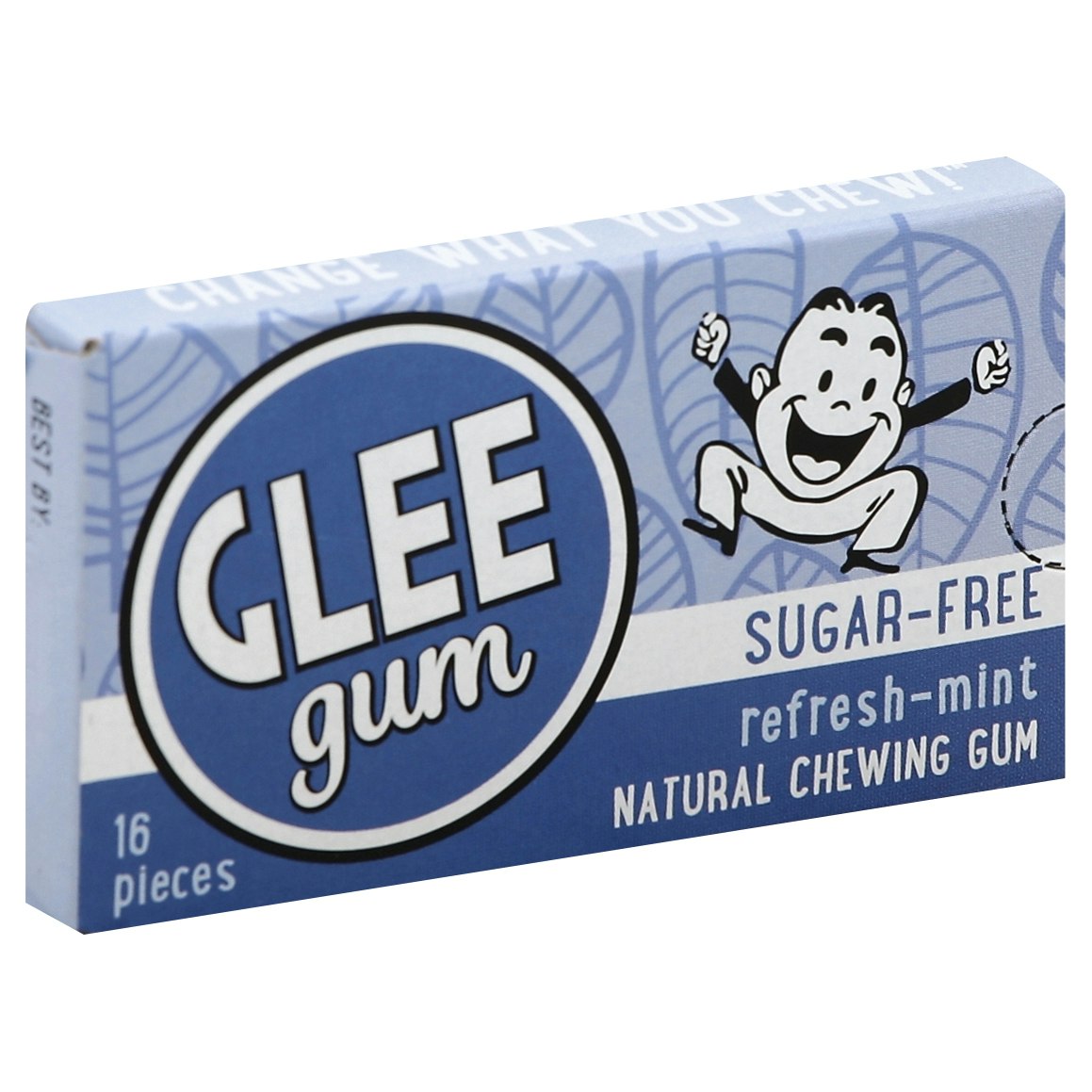 Glee Gum Gum Sugar Free Peppermint 16 Pc Pack of 12