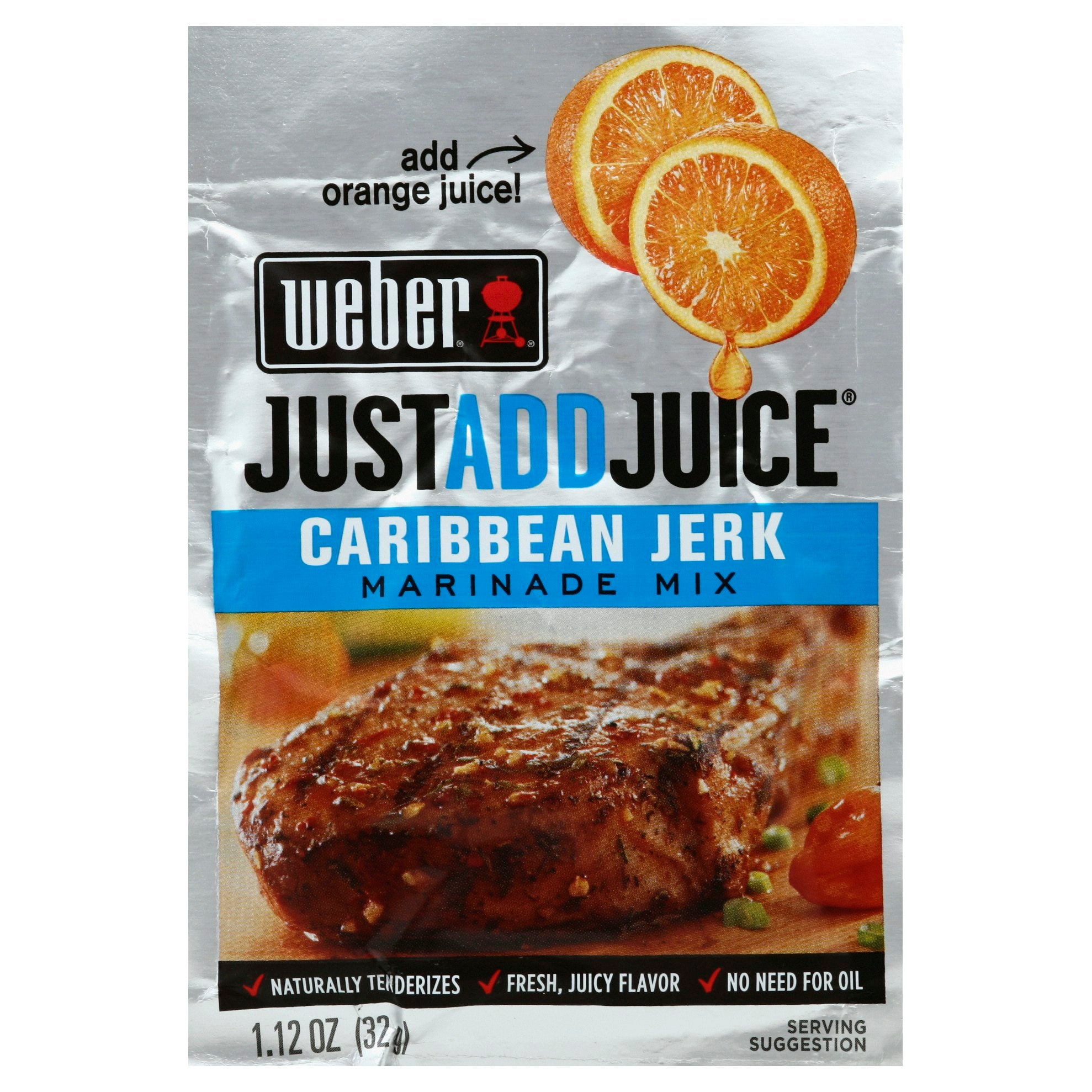 Weber Marinade Caribbean Jerk Just Add Juice