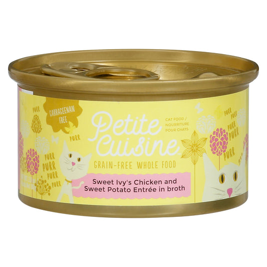 Petite Cuisine Cat Food Sweet Pot Chicken 2.8 Oz Pack of 24