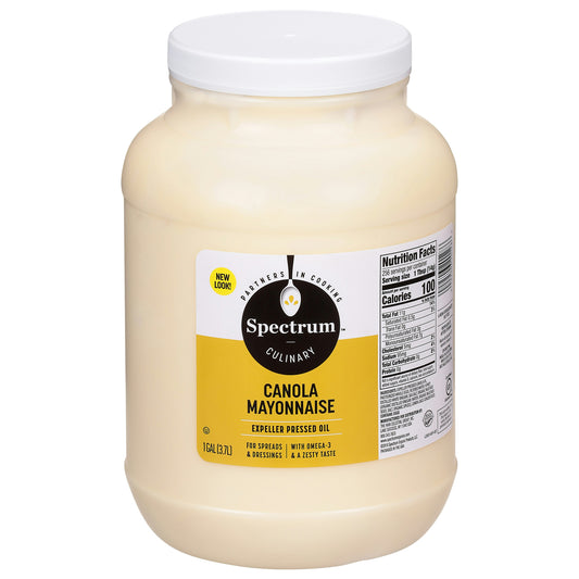 Spectrum Naturals Mayonnaise Canola 1 Gallon (Pack of 4)