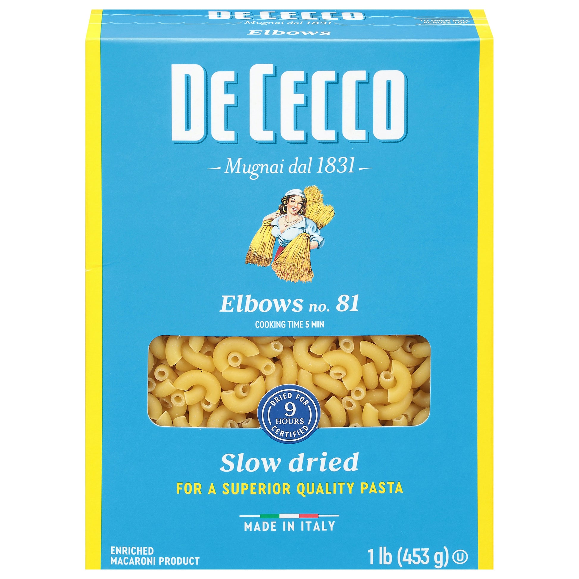 De Cecco Pasta Elbows 16 oz (Pack of 20)